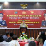 Lomba Debat Hukum Hari Bhayangkara ke-78 Polda Sulteng | Foto : Istimewah Lomba Debat Hukum Hari Bhayangkara ke-78 Polda Sulteng | Foto : Istimewah