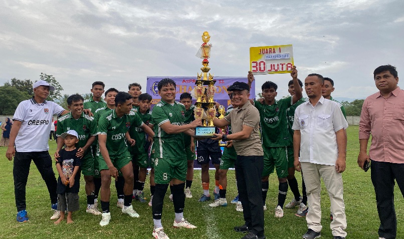 Final Piala Asprov Cup II 2025 di Donggala, Ditontong Langsung Ketua PSSI Sulteng Hadianto Rasyid
