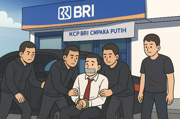 Pembunuhan KCP BRI Cempaka Putih dipicu kredit macet 13 miliar