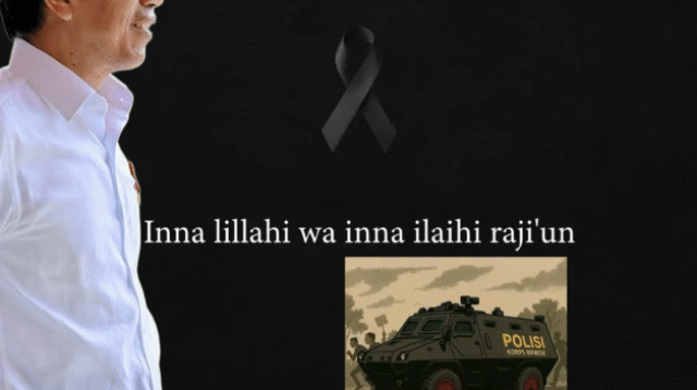 Presiden RI kw-7, Joko Widodo, mengaku terpukul tewasnya pengemudi Ojol yang dilindas mobil Taktis Brimob