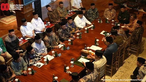 16 ormas Islam bertemu Presiden Prabowo Subianto di Hambalang