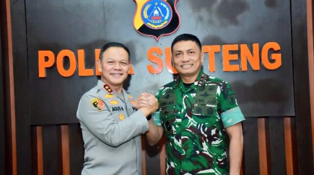 Kapolda Sulteng - Pangdam XXIII/Palaka Bangun Sinergi dan Chemistry