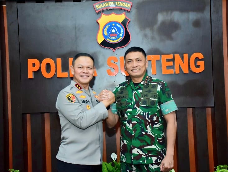 Kapolda Sulteng - Pangdam XXIII/Palaka Bangun Sinergi dan Chemistry