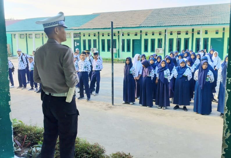 Polres Sigi Rutinkan Police Go To School, Kali Ini di MTS Alkhairat Dolo