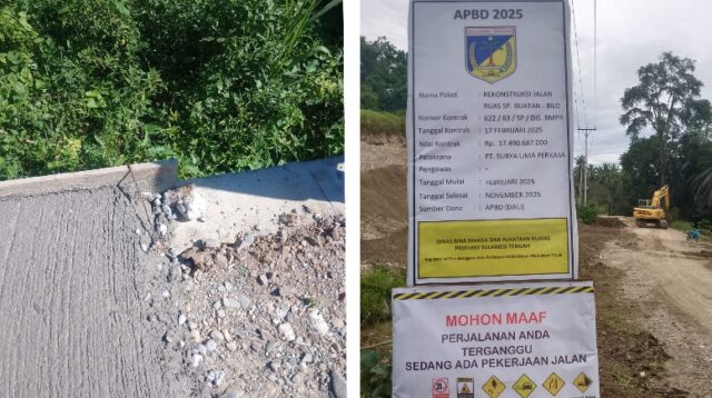 Proyek Jalan Rp17 Miliar di Tolitoli Disoroti, Kualitas Pekerjaan Diragukan