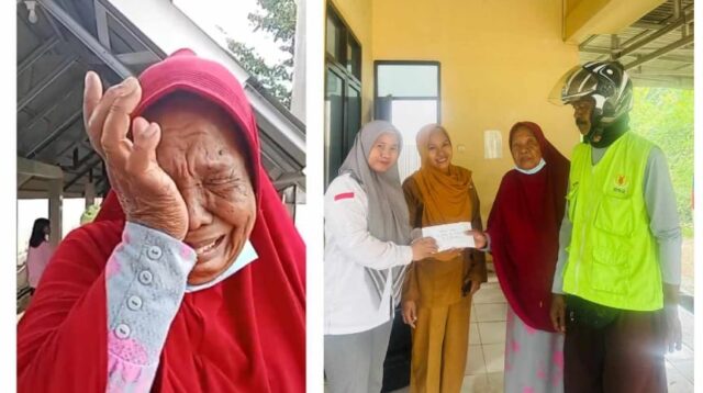 Ibu Tua menangis di RSUD Kolonodale karena tak ada biaya memulangkan jenazah ke Palu.