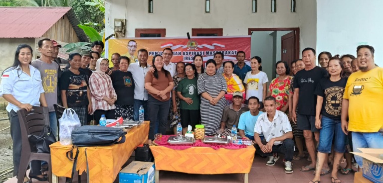 Reses anggota DPRD Morut di Desa Tiu
