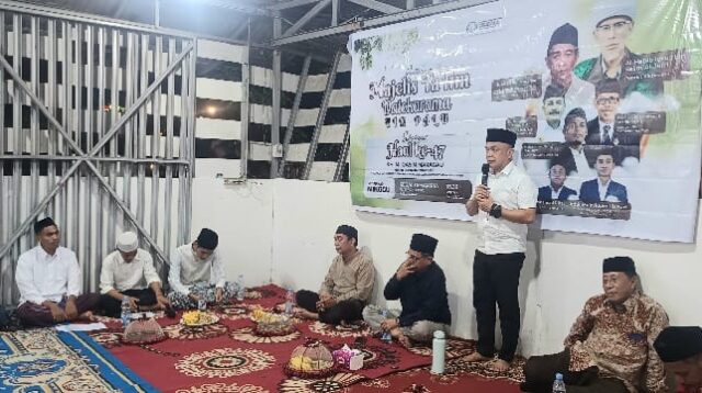 Wali Kota Palu, Hadianto Rasyid, juga hadir di peringatan haul ke-47 KH. Mohammad Qosim Maragau yang dilaksanakan di Kota Palu.