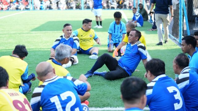 Tingkatkan Minat Olahraga ASN Pemprov, Anwar Hafid Rencanakan Bangun Mini Soccer di Kantor Gubernur