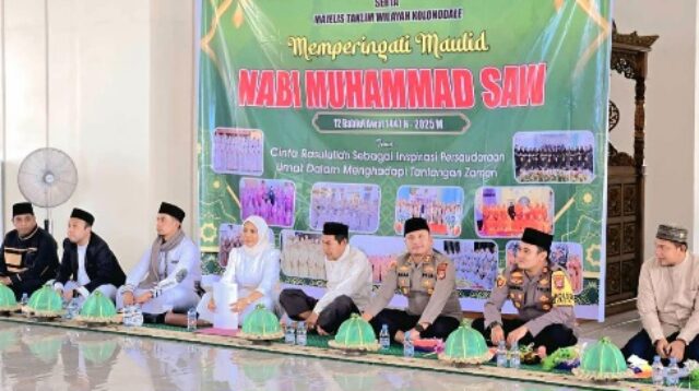 Peringatan Maulid di Islamic Center Dihadiri Ketua DPRD Morut dan Sejumlah Pejabat