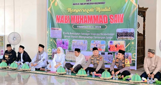 Peringatan Maulid di Islamic Center Dihadiri Ketua DPRD Morut dan Sejumlah Pejabat