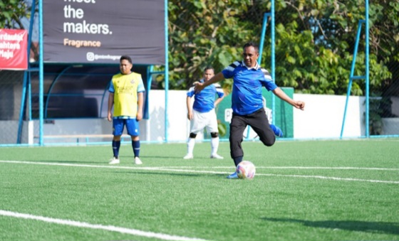 Pemprov Sulteng Menang Comeback Lawan Jurnalis Palu FC, Anwar Hafid Cetak Hattrick