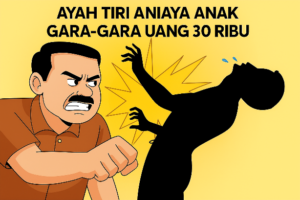 Seorang ayah tiri di Parigi Moutong, tega aniaya anak sambung gara-gara utang uang