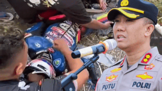 Kapolres Banggai Sampaikan Duka Mendalam atas Meninggalnya Pembalap Azzam Ferdiyansah