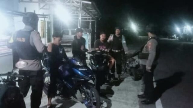 Polsek Torue Patroli Blue Light, Warga Merasa Lebih Aman di Malam Hari