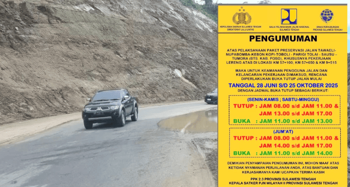 Sistem Buka Tutup Jalan Kebun Kopi Berakhir, Mulai Hari Tidak Ada Lagi