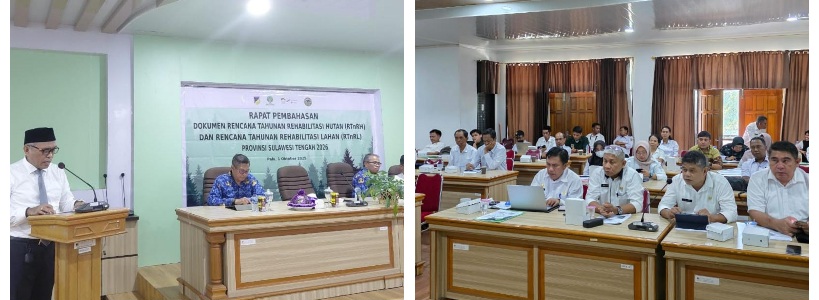 RTnRHL Sulteng 2026 Dibahas, Kadishut: Lahan Kritis Daerah Kita Meningkat 9 Ribu Ha Lebih
