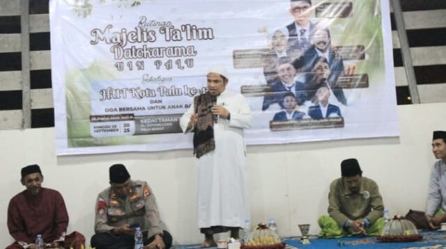 Majelis Taklim Datokarama Rayakan HUT ke-47 Kota Palu dan Doa untuk Anak Bangsa