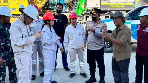 Polres Morowali Selidiki Penyebab Kebakaran Menara Scrubber di Kawasan IMIP