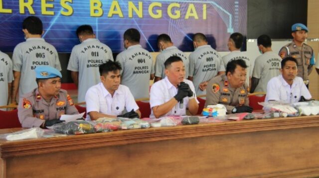 Tahun Ini, Peredaran Narkoba di Kabupaten Banggai Meningkat 8 Persen