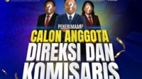 Ini Jadwal dan Persyaratan, Seleksi Terbuka Direksi dan Komisaris PT Pembangunan Sulteng