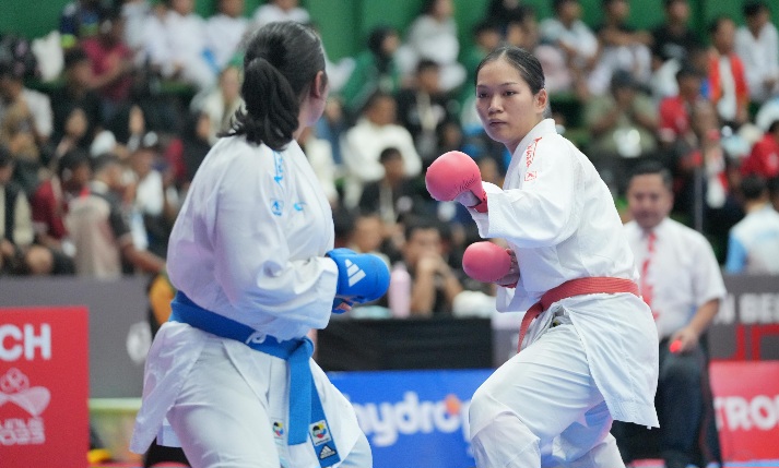 Karateka Sulteng Reyva Imelda, Persembahkan Perunggu di PON Bela Diri Kudus