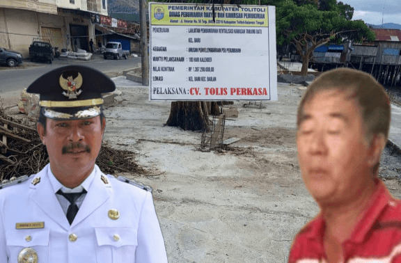 Proyek Strategis Bupati Tolitoli Molor, Progres Revitalisasi RTH Tanjung Batu Baru 32 Persen