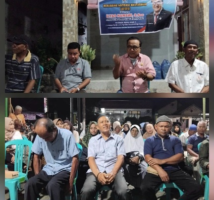 Mantan “Camat Coboy” Akhiri Reses di Basis Fanatiknya