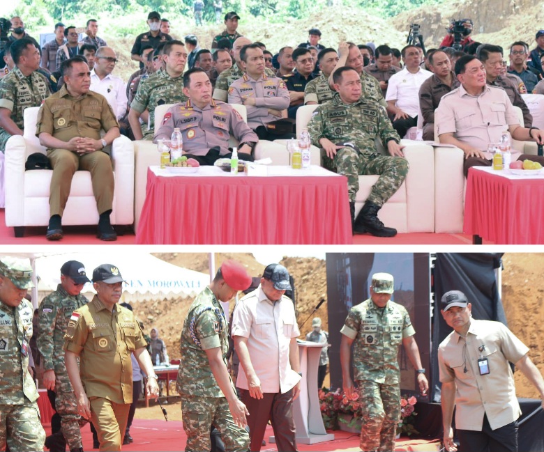 Berantas Tambang Ilegal di Sulteng, Gubernur Temani Menhan Turun ke Morowali