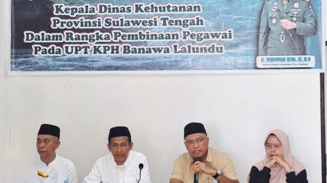 Kunjungi KPH Lalundu, Kadishut Sulteng: Ketersediaan Data Bukti Keberhasilan Kerja