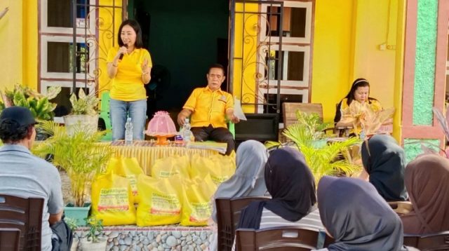 Golkar Morut Tak Henti Berbagi, 342 Paket Sembako Didistribusi ke Bungku Utara