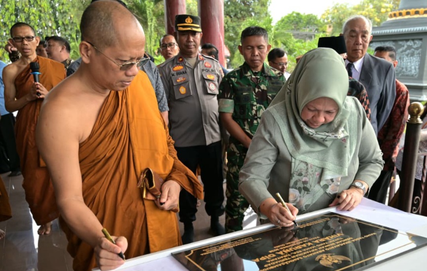 Vihara Karuna Dipa Diresmikan Setelah 30 Tahun, Prof Zainal: Ini Perayaan Kerukunan Sulteng