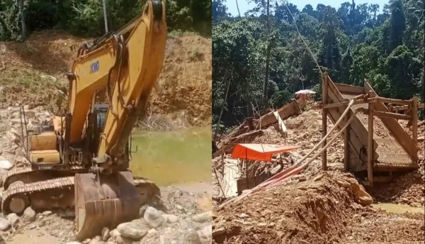 Tangkap Cukong PETI di Moutong, 15 Unit Alat Berat Terdeteksi Beroperasi
