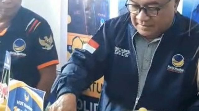 Semangat HUT NasDem ke-14 di Sigi, Ilyas Nawawi: Pencapaian Partai Ini Seolah Melebihi Usianya