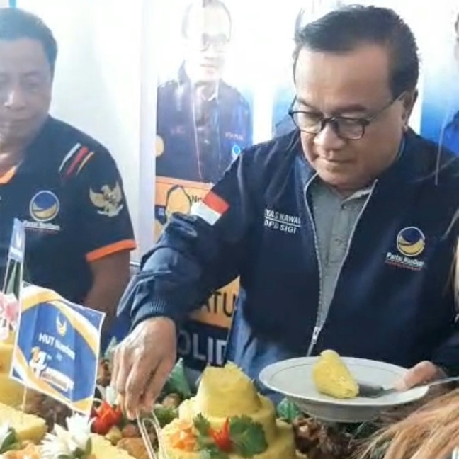 Semangat HUT NasDem ke-14 di Sigi, Ilyas Nawawi: Pencapaian Partai Ini Seolah Melebihi Usianya