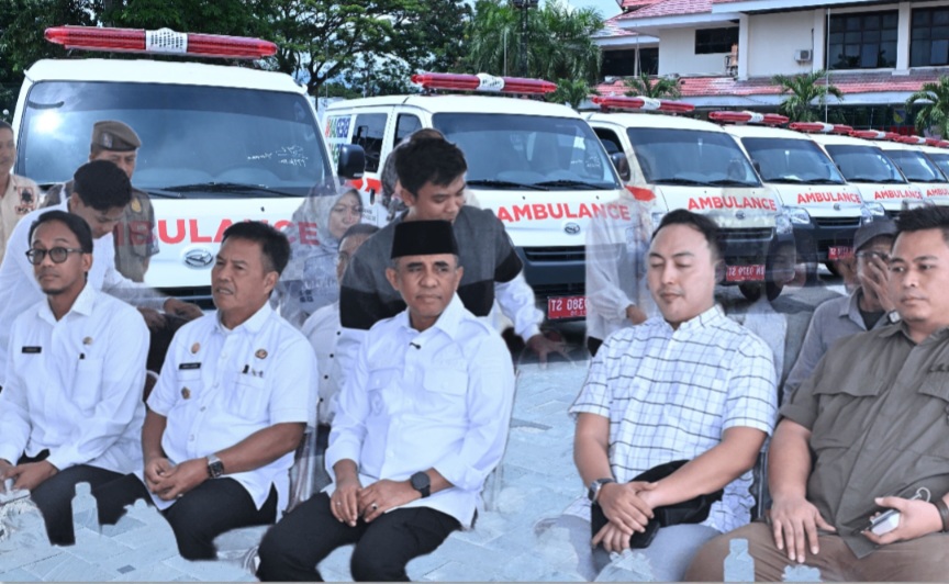 19 Unit Ambulance Program Berani Sehat Diserahkan Gubernur Anwar Hafid
