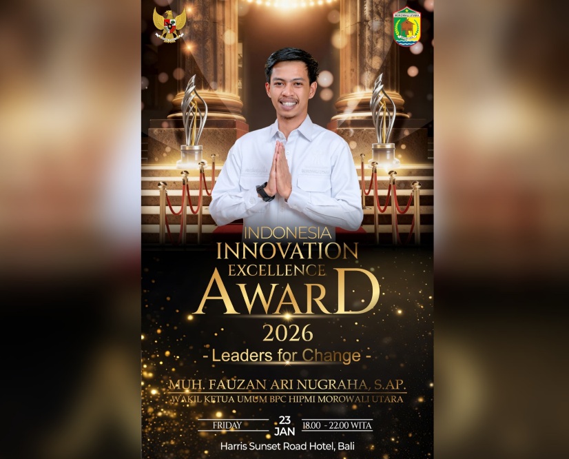 Fauzan Mamala Masuk Nominasi Penghargaan Nasional Excellence Award 2026