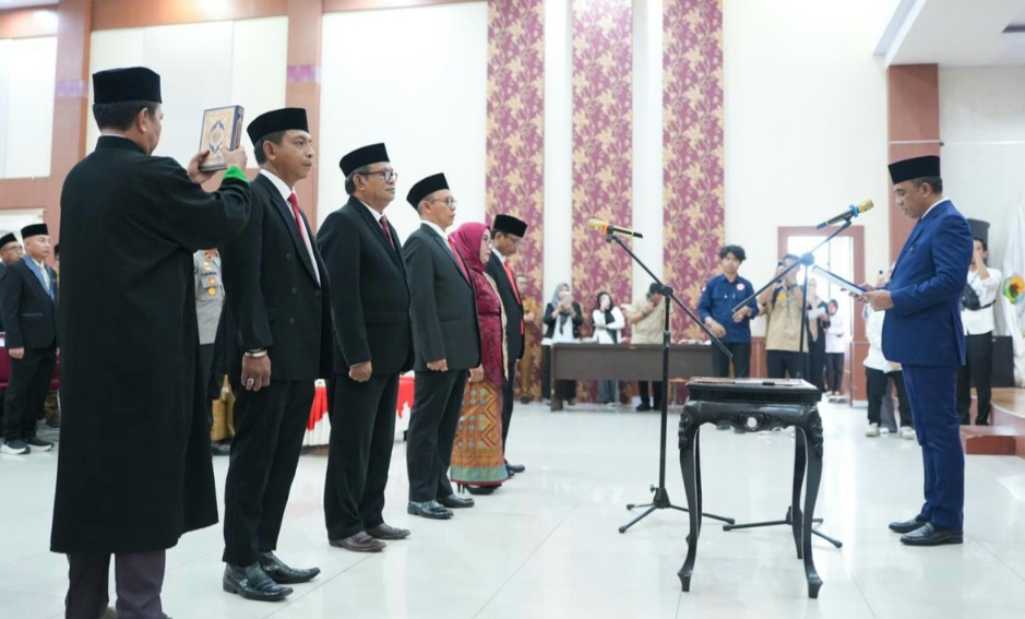 Komisioner KI Sulteng 2025 - 2029 Dilantik, Gubernur Ingatkan Batasan Keterbukaan Informasi