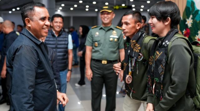 Kebanggaan Sulteng, Gubernur Sambut Kepulangan Atlet Peraih Medali SEA Games 2025