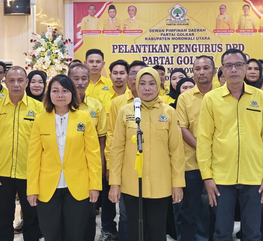 Warda Dg Mamala Kembali Pimpin Golkar Morut, Kader Muda dan Lintas Partai Bergabung