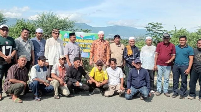 Habib Alwi Aljufri Tinjau Lokasi Pembangunan MDA Alkhairaat Huntap 1 Tondo