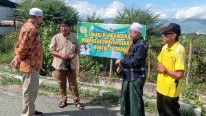 Habib Alwi Aljufri Tinjau Lokasi Pembangunan MDA Alkhairaat Huntap 1 Tondo