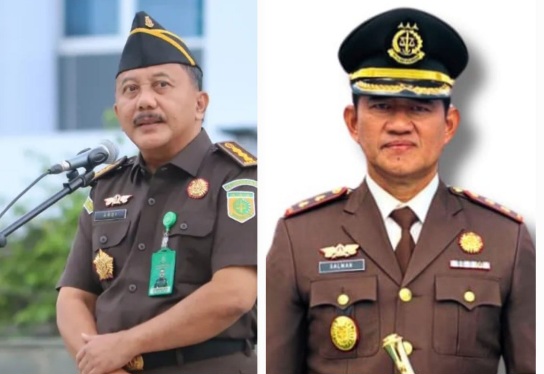Jaksa Agung Mutasi 68 Pejabat, Asintel dan Aswas Kejati Sulteng Berganti