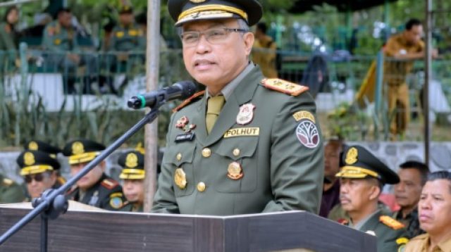 Pimpin HUT Polhut ke-59 di Sulteng, Muhammad Neng Bacakan Sambutan Menteri Kehutanan