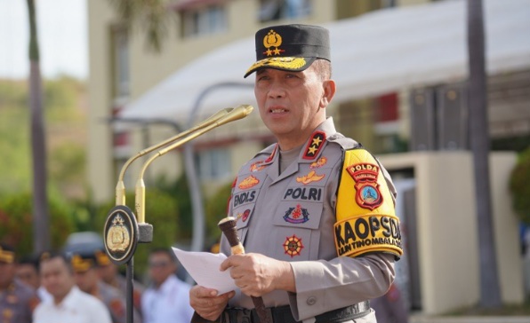Pesan Khusus Kapolda Sulteng kepada Anggota Polisi yang Naik Pangkat di 2026