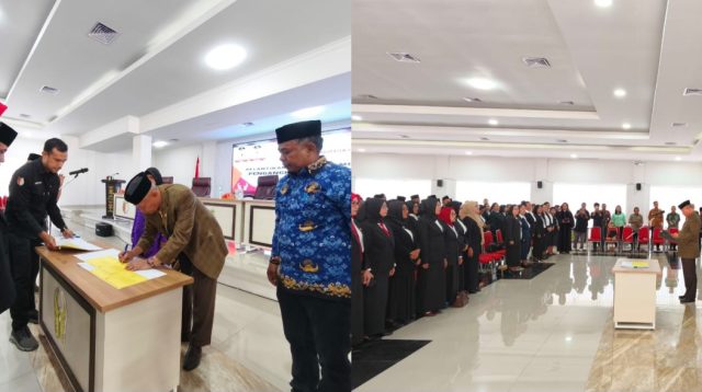 Bupati Harapkan 211 Kepsek Baru di Sigi Cegah Anak Putus Sekolah