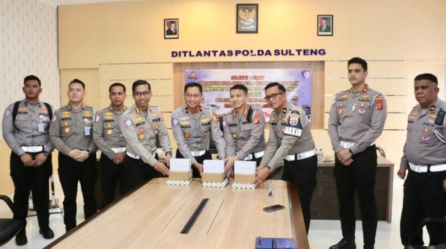 Transformasi Digital, Korlantas Polri Distribusikan ETLE Handheld di Polda Sulteng