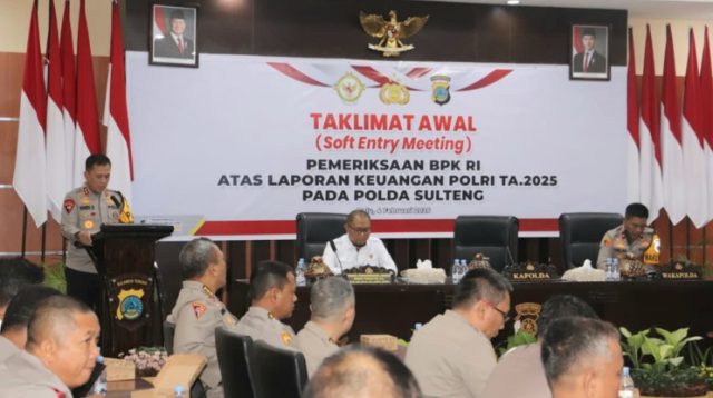 Polda Sulteng Jalani Pemeriksaan Keuangan Polri 2025, Kapolda Tekankan Akuntabilitas