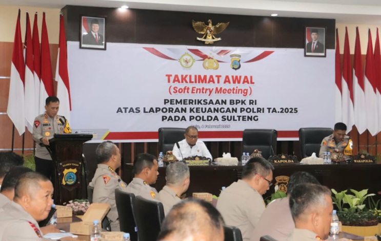 Polda Sulteng Jalani Pemeriksaan Keuangan Polri 2025, Kapolda Tekankan Akuntabilitas