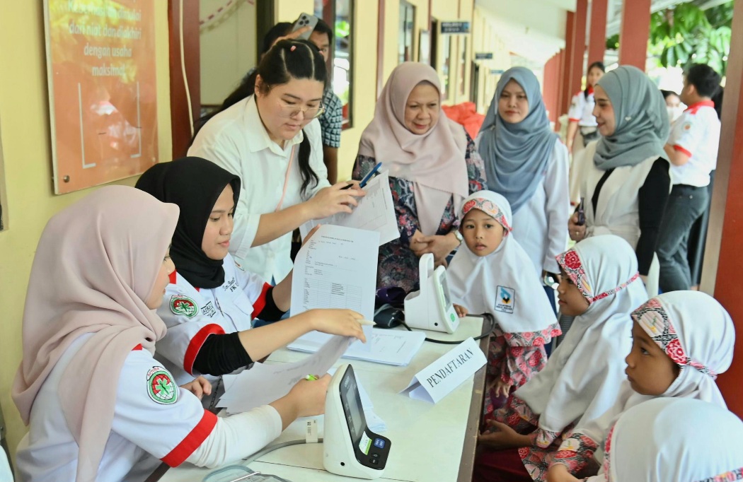 Anak Sekolah di Palu Ikut Skrining Gratis Penyakit Jantung Bawaan